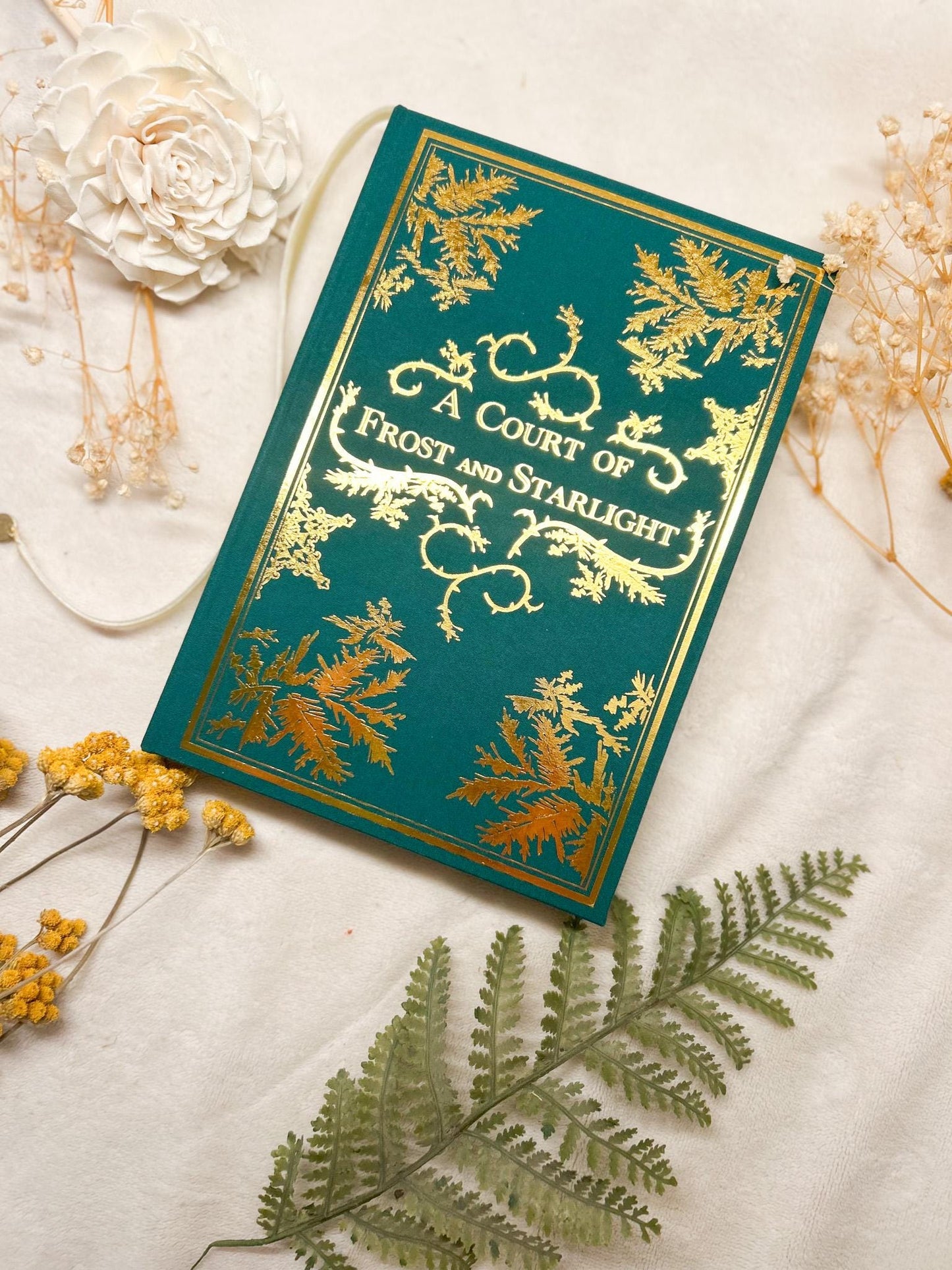 A court of Frost and Starlight (ACOTAR) Rebound Hardcover l Handmade Special Edition Rebind