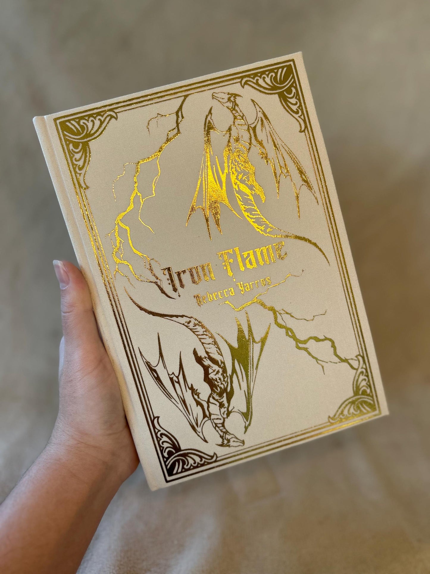 IRON FLAME Rebound Hardcover l Handmade Special Edition Rebind