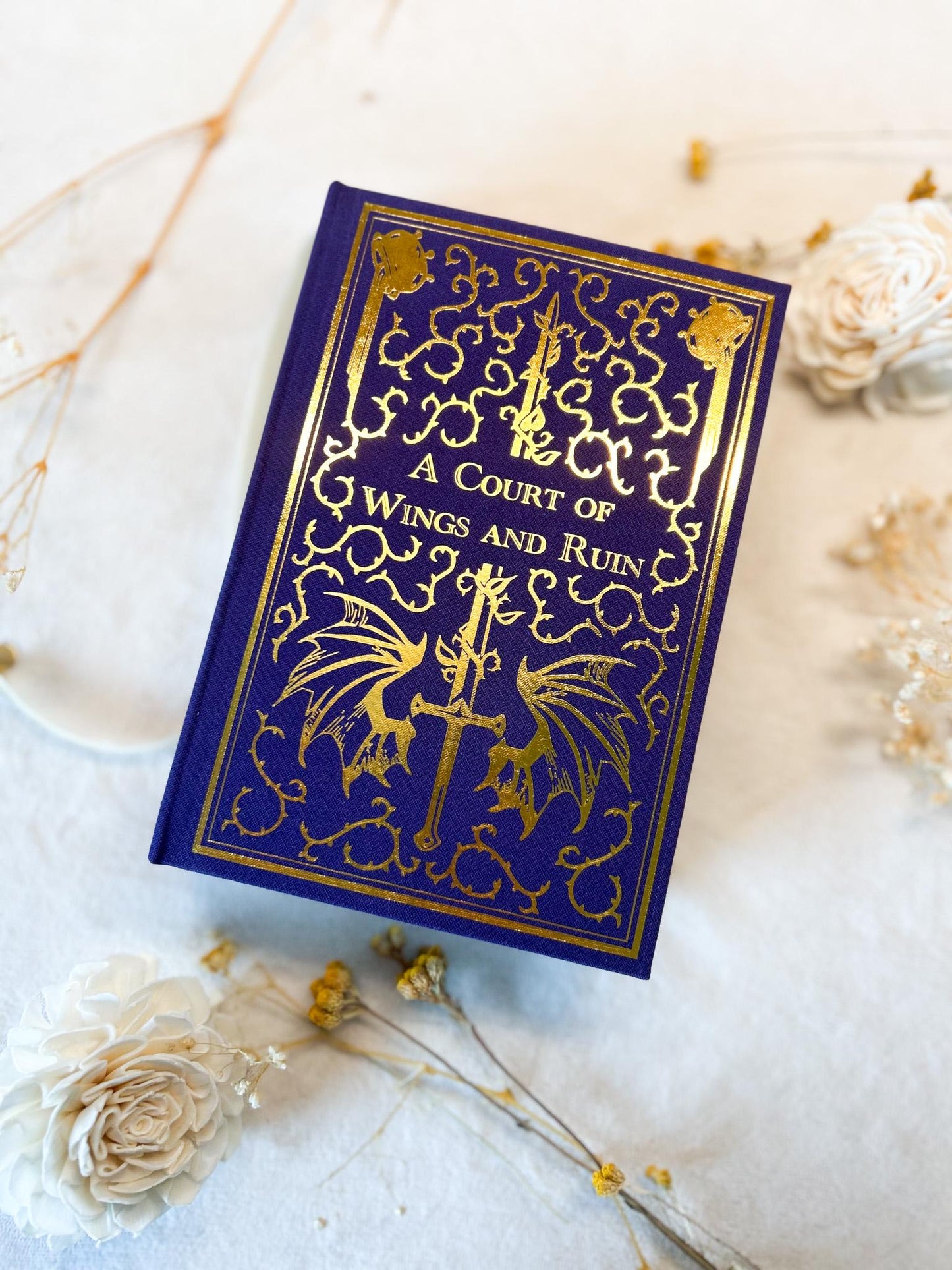 ACOTAR FULL SET- Multi colored! Rebound Hardcover l Handmade Special Edition Rebind
