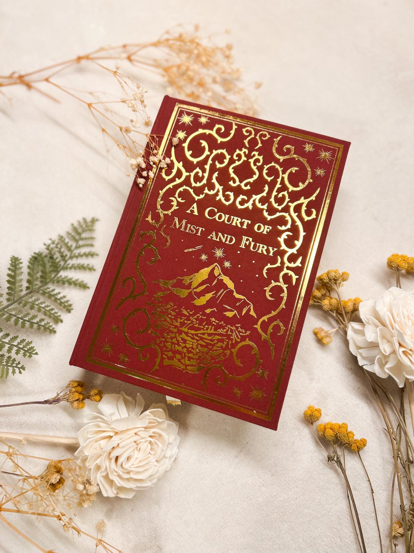 A court of Mist and Fury (ACOTAR) Rebound Hardcover l Handmade Special Edition Rebind