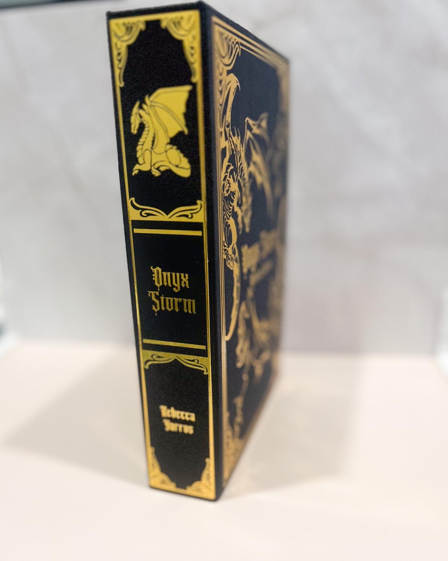 ONYX STORM Rebound Hardcover l Handmade Special Edition Rebind