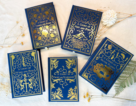 ACOTAR FULL SET (single color) Rebound Hardcover l Handmade Special Edition Rebind