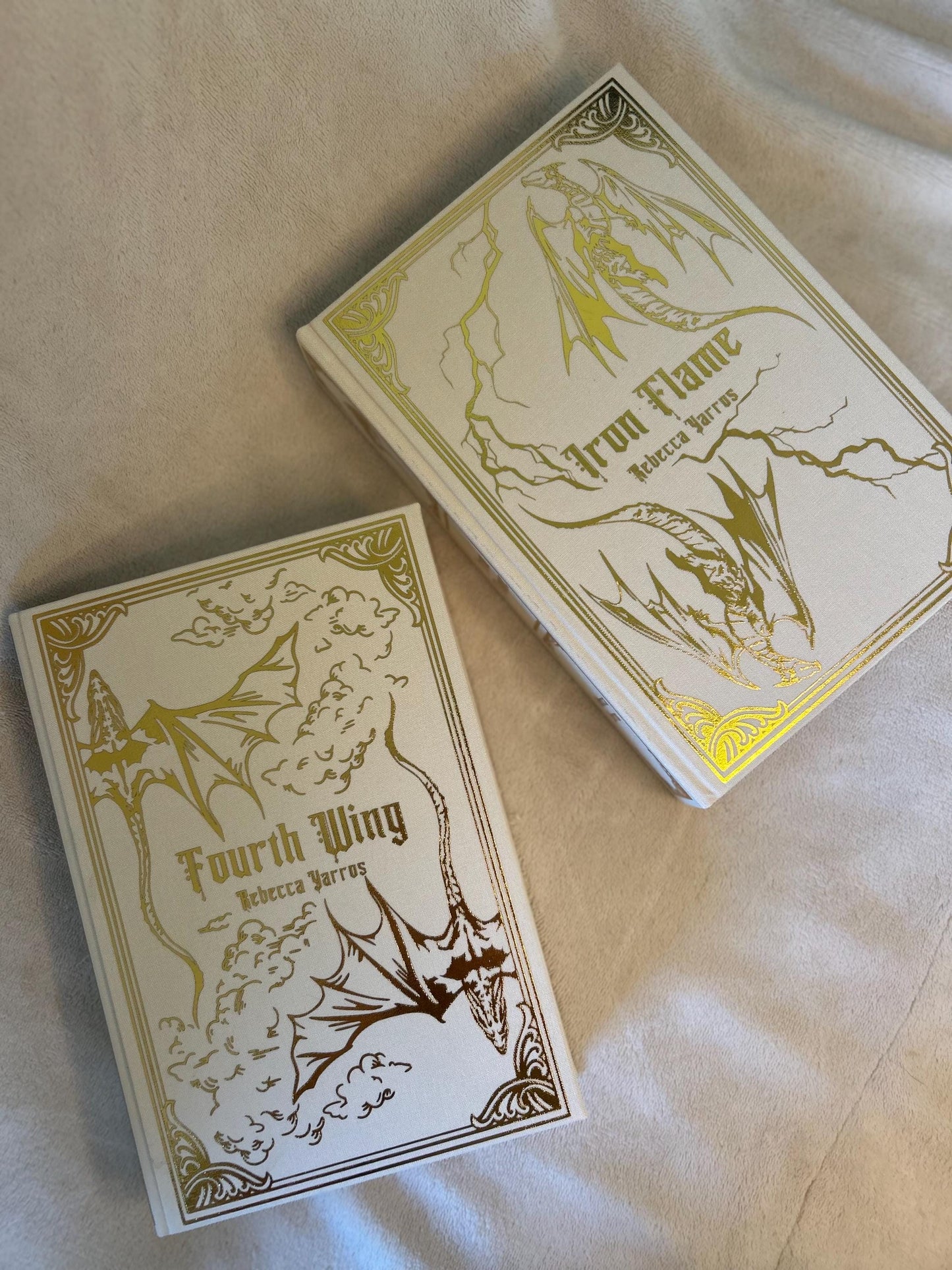 Empyrean Series Rebound Book Set — Fourth Wing, Iron Flame & Onyx Storm — Handmade