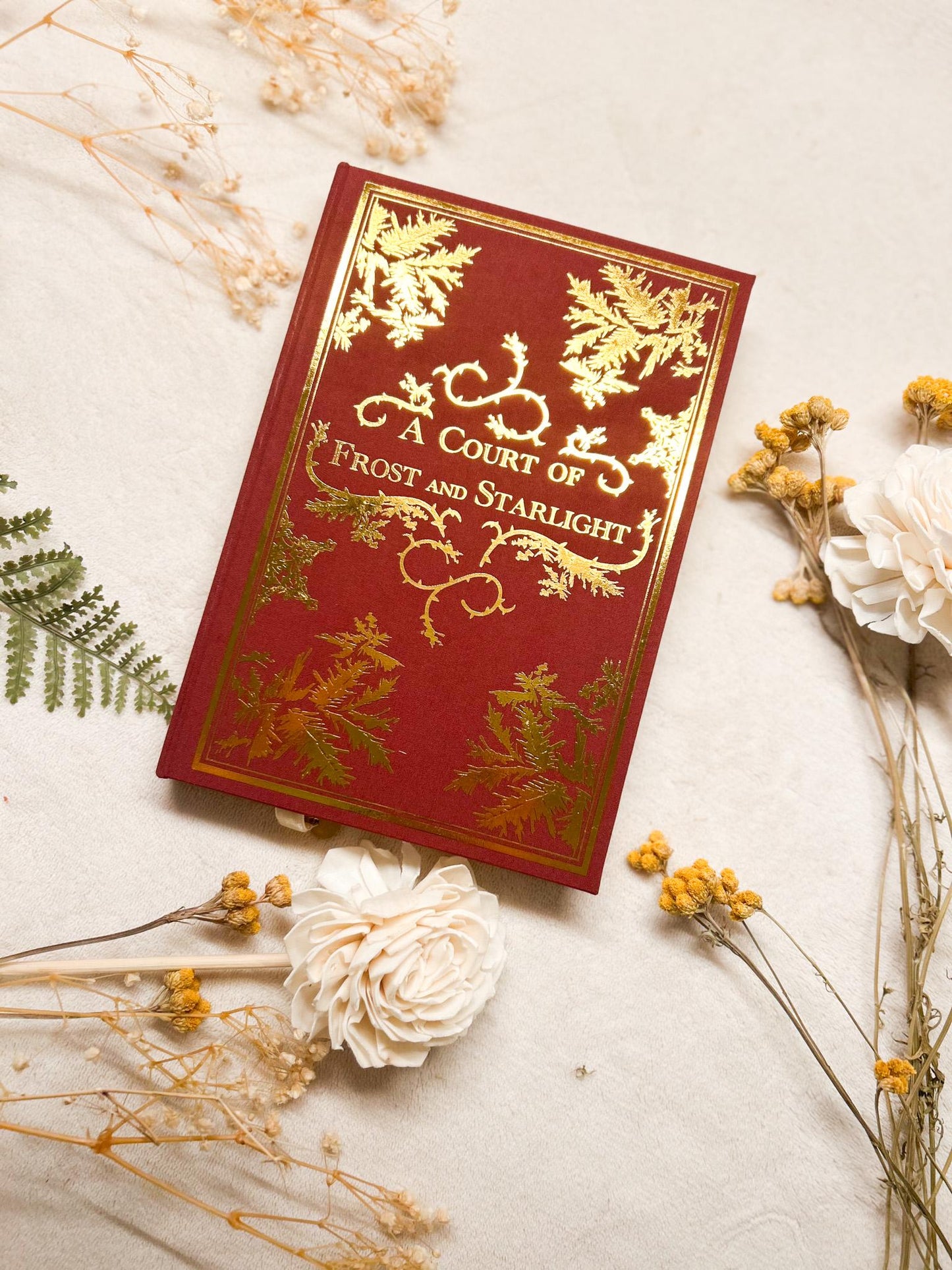 A court of Frost and Starlight (ACOTAR) Rebound Hardcover l Handmade Special Edition Rebind