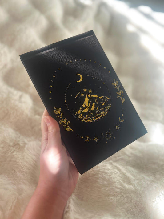 Feyre's Watercolor/Sketchbook from ACOTAR - Watercolor flip book