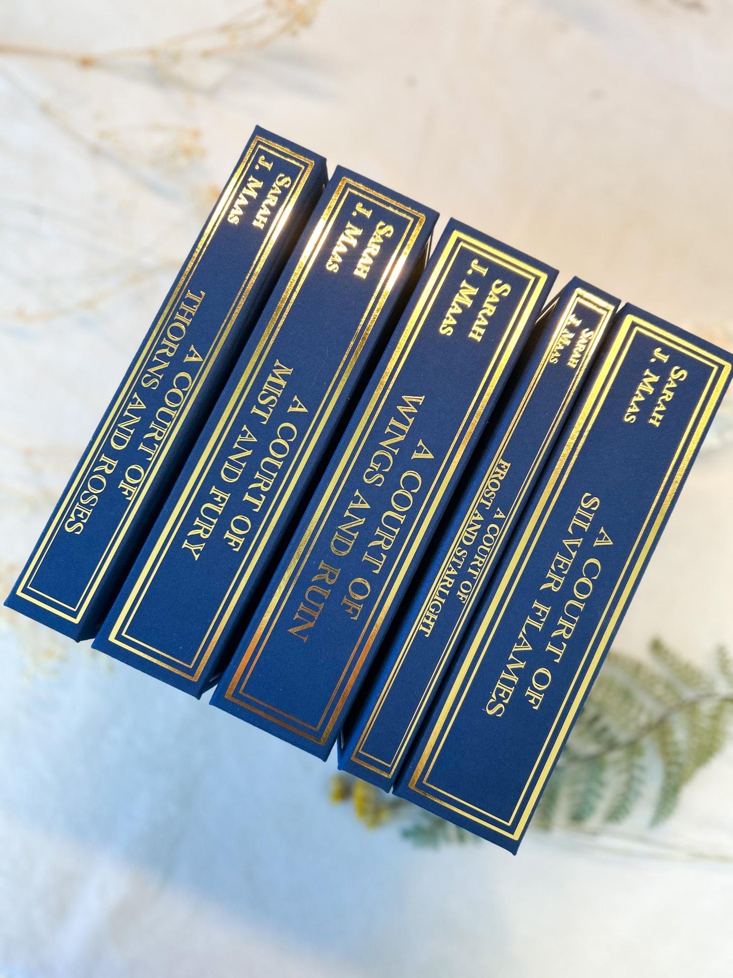 ACOTAR FULL SET (single color) Rebound Hardcover l Handmade Special Edition Rebind
