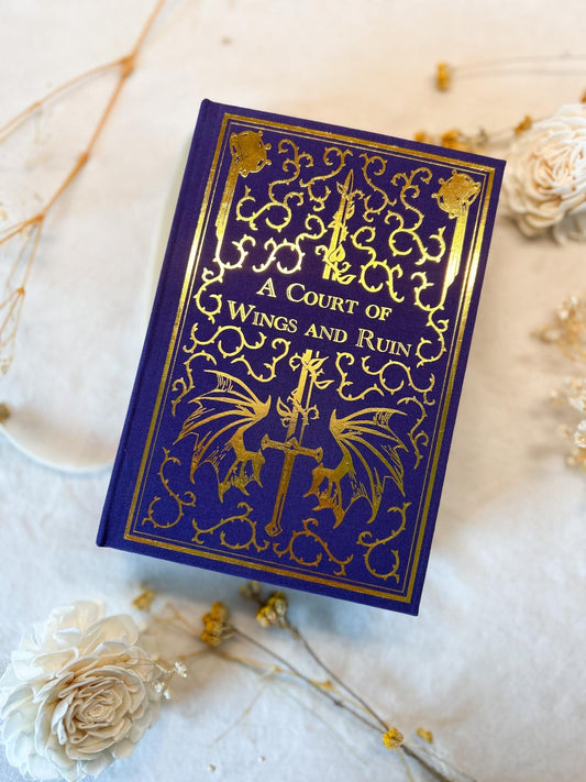 A court of Wings and Ruin (ACOTAR) Rebound Hardcover l Handmade Special Edition Rebind