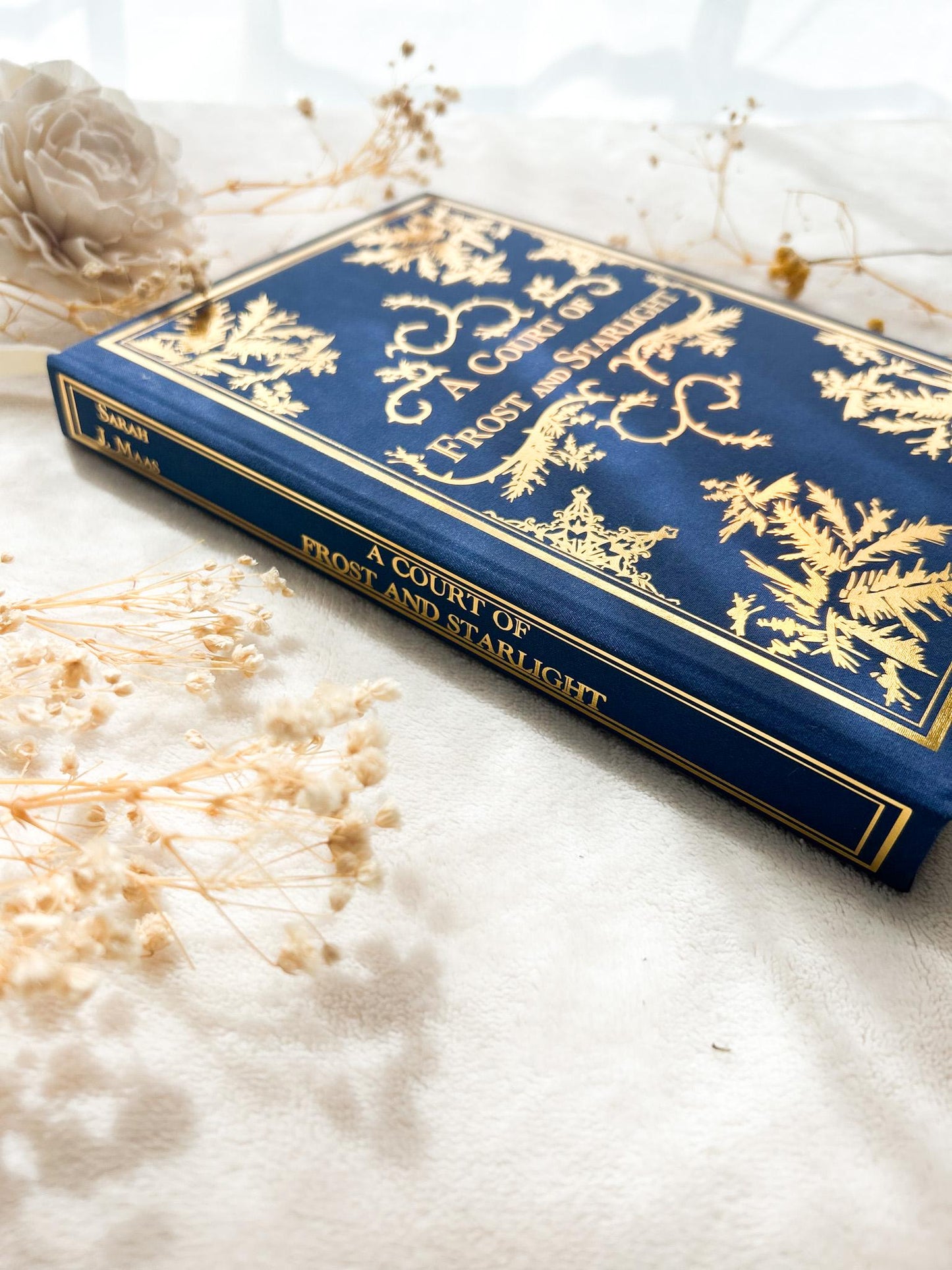 A court of Frost and Starlight (ACOTAR) Rebound Hardcover l Handmade Special Edition Rebind