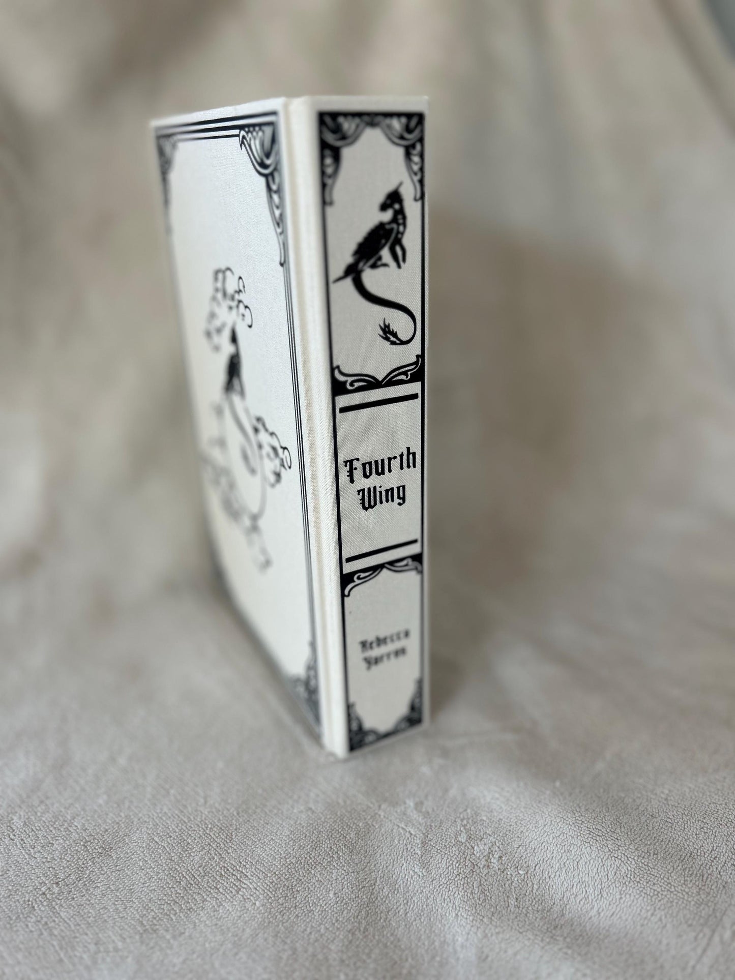 FOURTH WING Rebound Hardcover l Handmade Special Edition Rebind