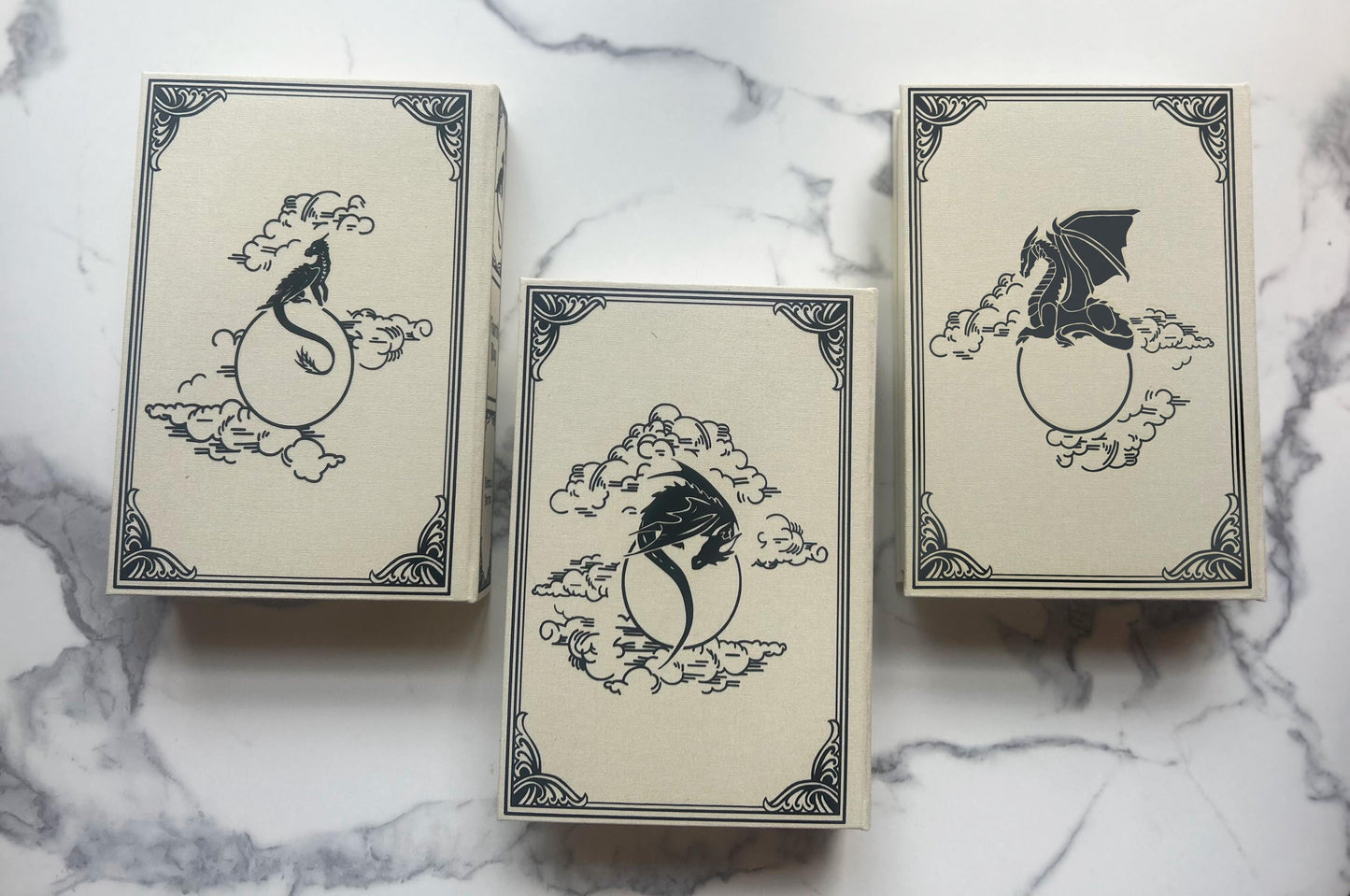 Empyrean Series Rebound Book Set — Fourth Wing, Iron Flame & Onyx Storm — Handmade