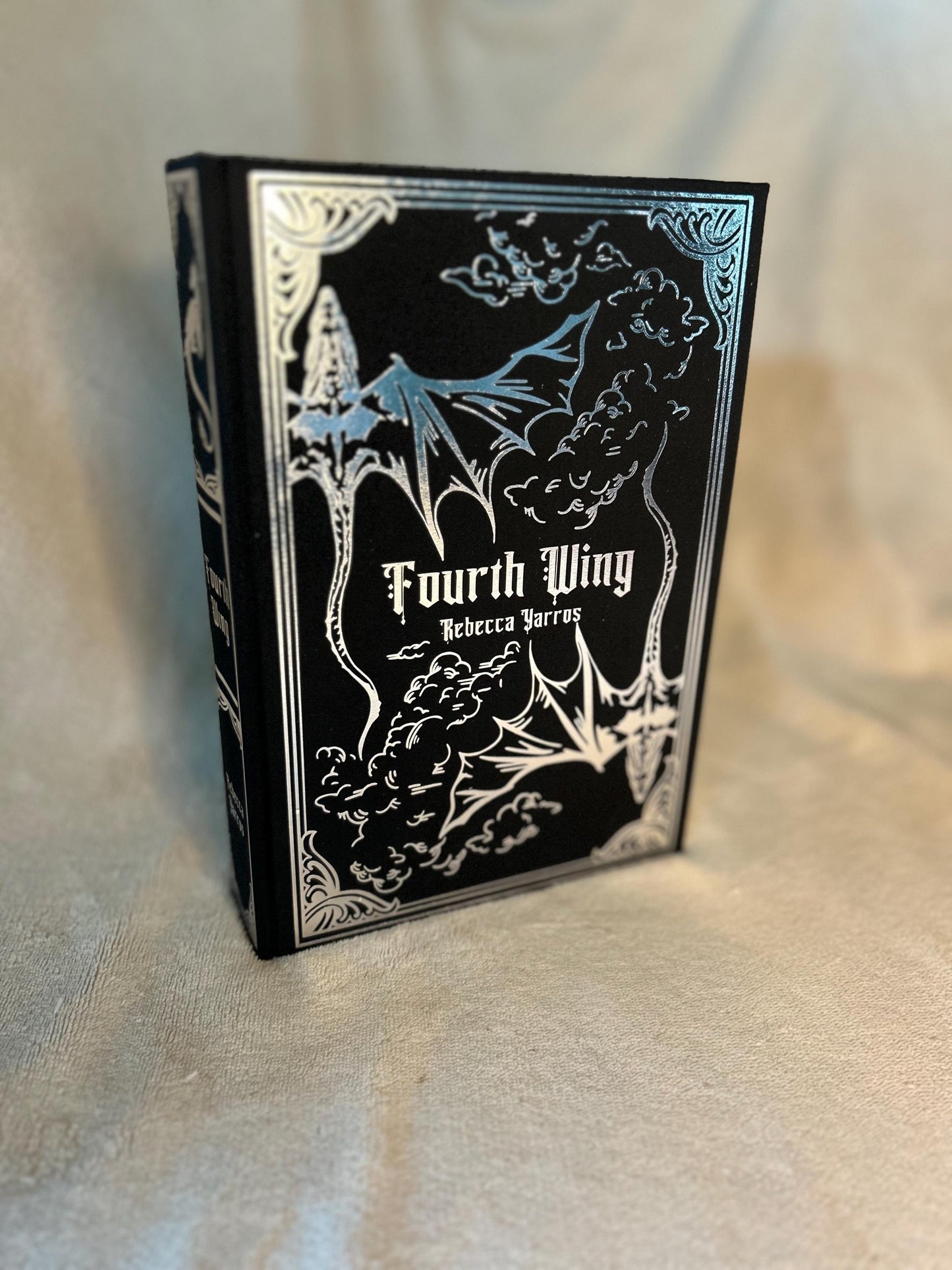 FOURTH WING Rebound Hardcover l Handmade Special Edition Rebind