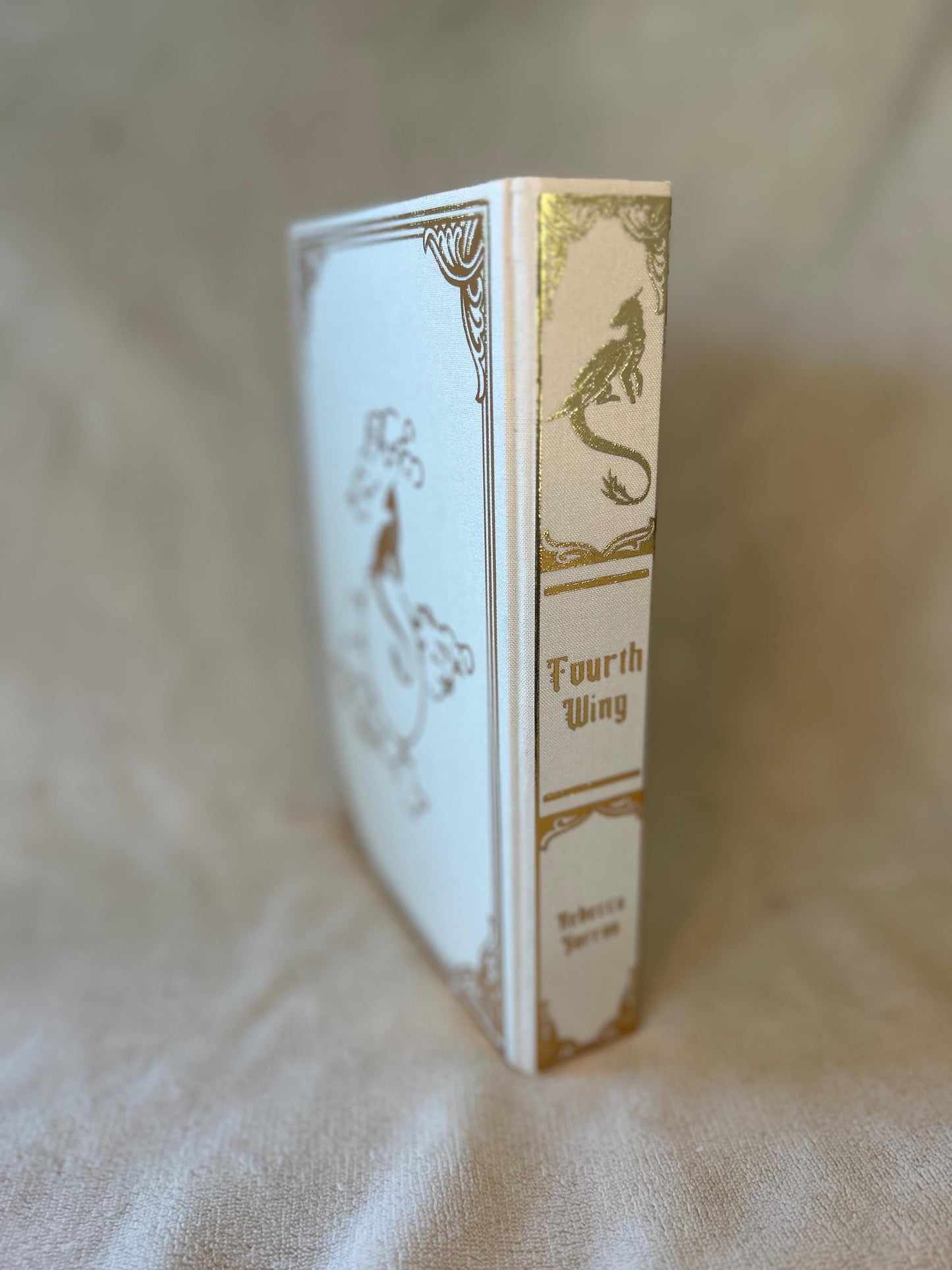 FOURTH WING Rebound Hardcover l Handmade Special Edition Rebind