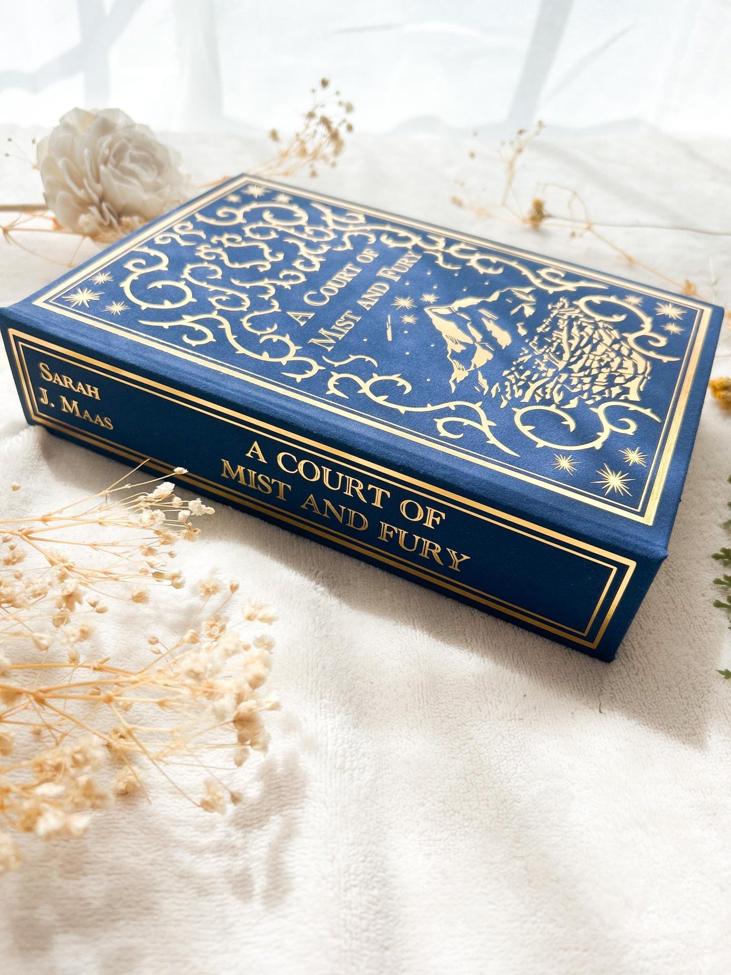 A court of Mist and Fury (ACOTAR) Rebound Hardcover l Handmade Special Edition Rebind