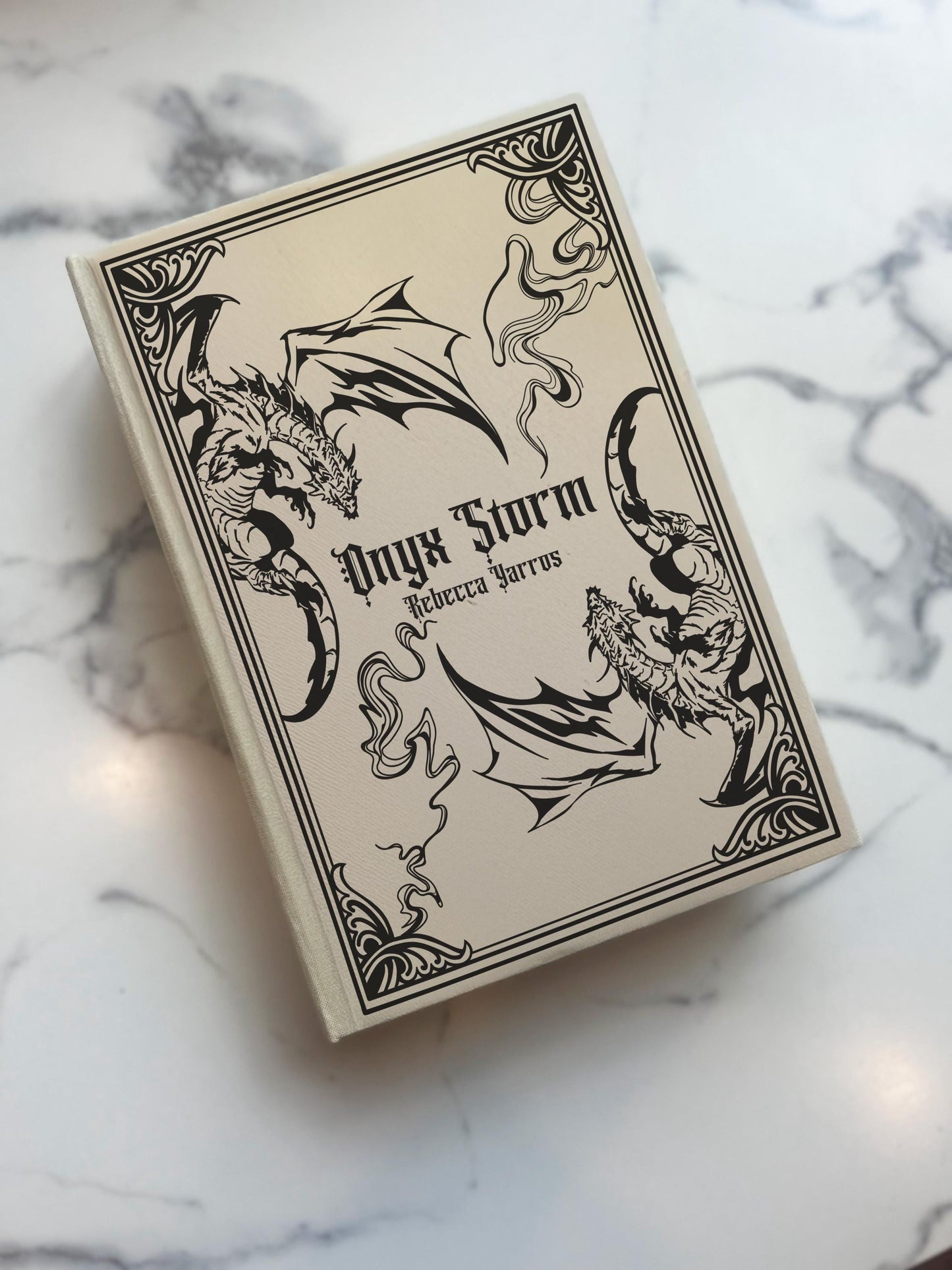 ONYX STORM Rebound Hardcover l Handmade Special Edition Rebind
