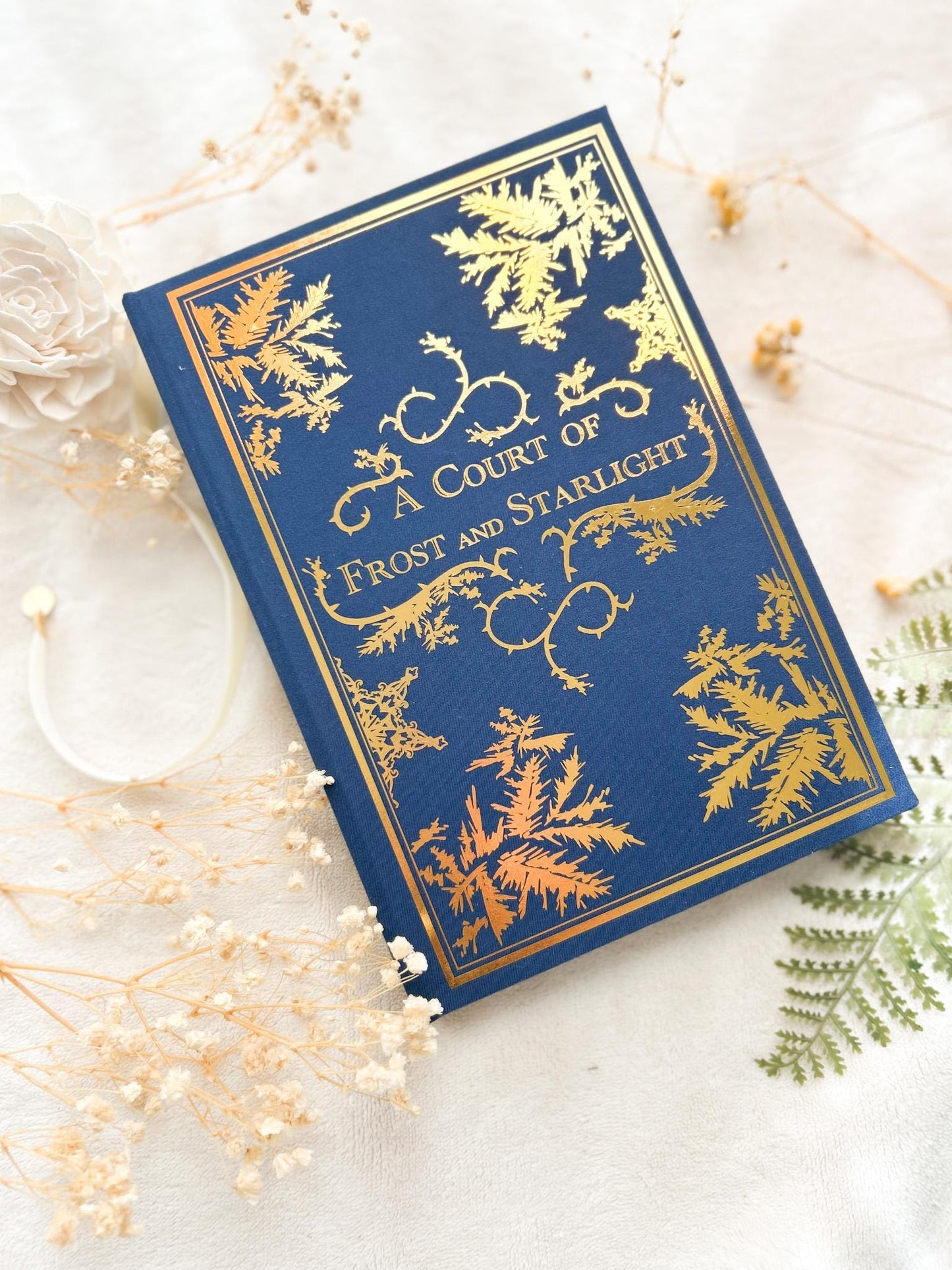 A court of Frost and Starlight (ACOTAR) Rebound Hardcover l Handmade Special Edition Rebind