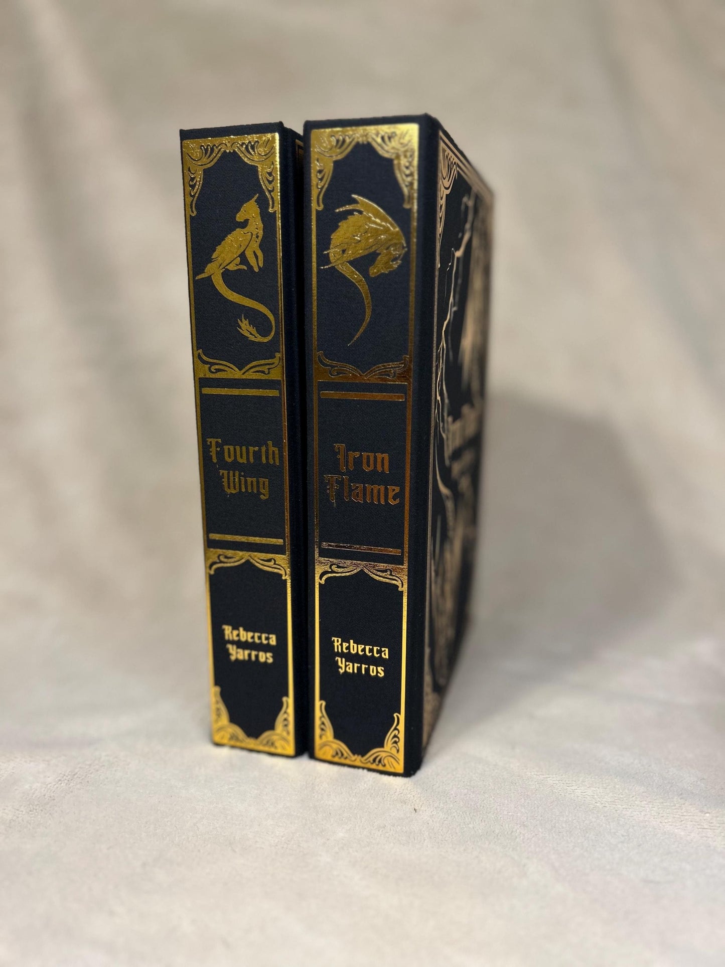 Empyrean Series Rebound Book Set — Fourth Wing, Iron Flame & Onyx Storm — Handmade