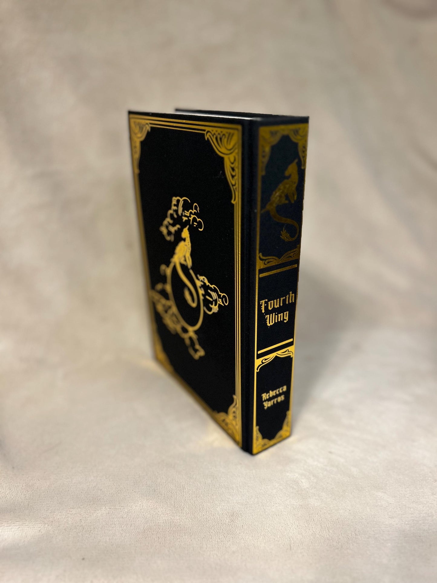 FOURTH WING Rebound Hardcover l Handmade Special Edition Rebind