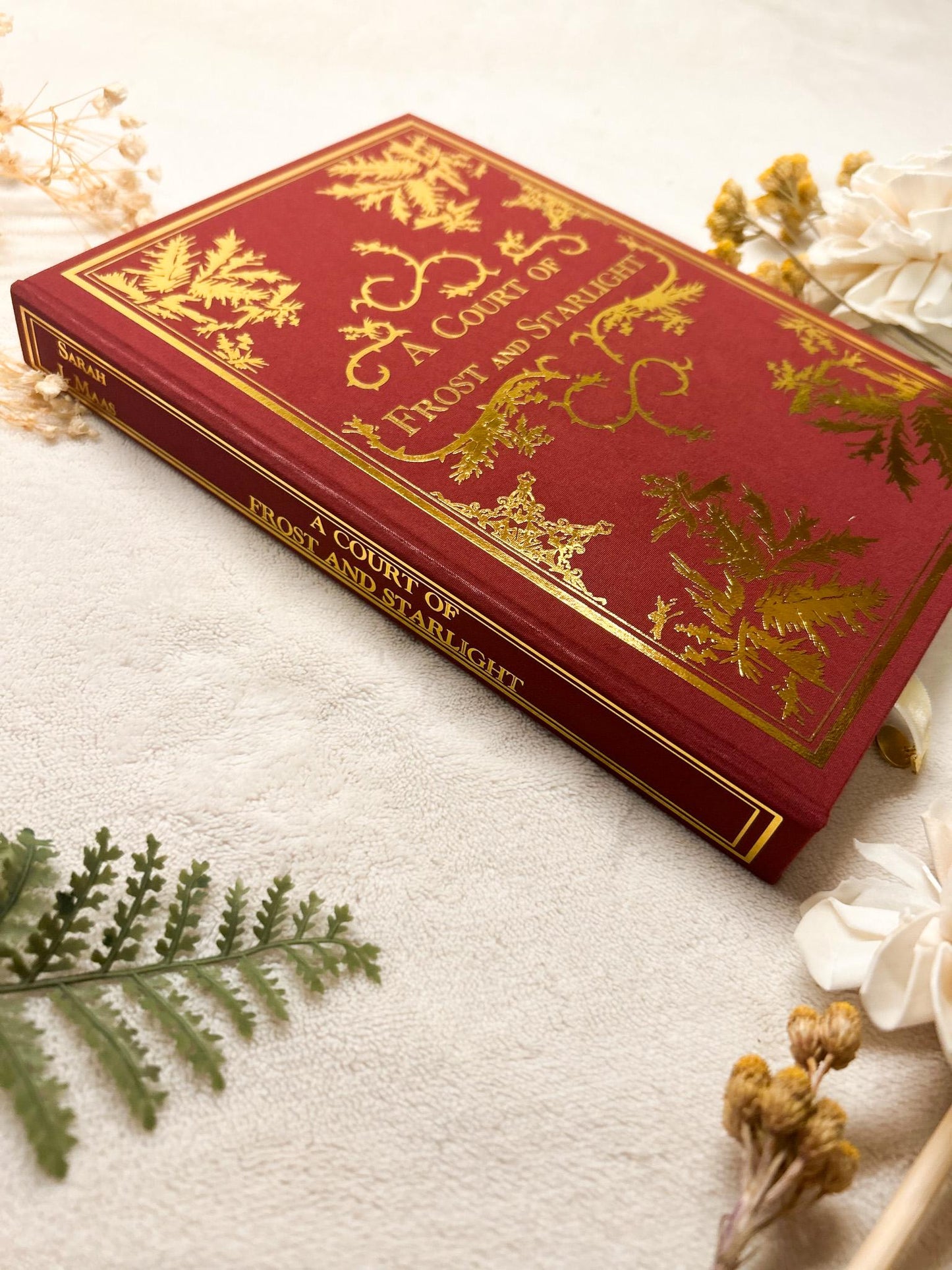 A court of Frost and Starlight (ACOTAR) Rebound Hardcover l Handmade Special Edition Rebind
