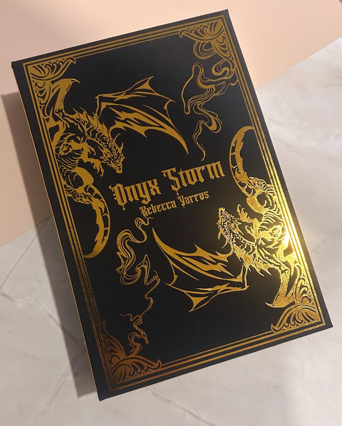ONYX STORM Rebound Hardcover l Handmade Special Edition Rebind