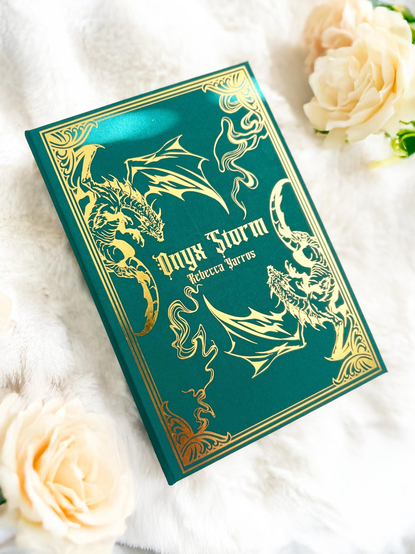 ONYX STORM Rebound Hardcover l Handmade Special Edition Rebind
