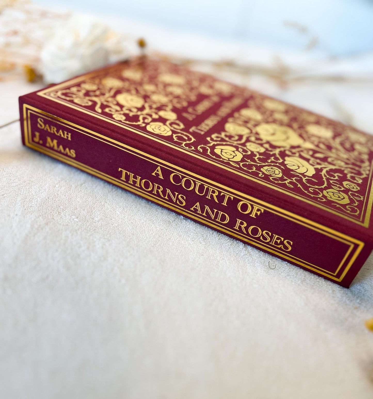A Court of Thorns and Roses (ACOTAR) Rebound Hardcover l Handmade Special Edition Rebind