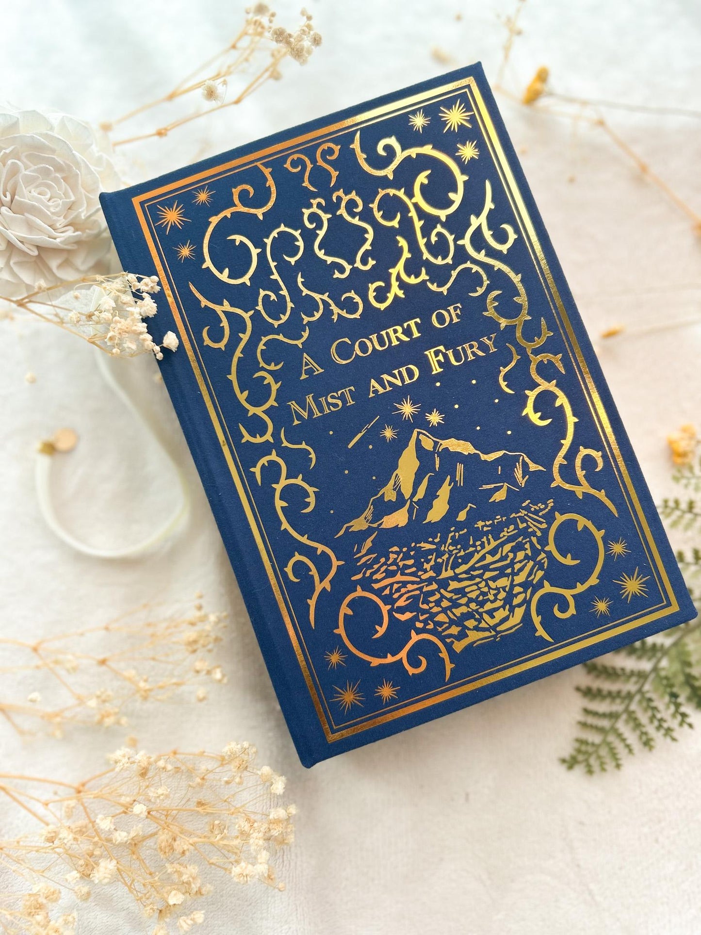 A court of Mist and Fury (ACOTAR) Rebound Hardcover l Handmade Special Edition Rebind