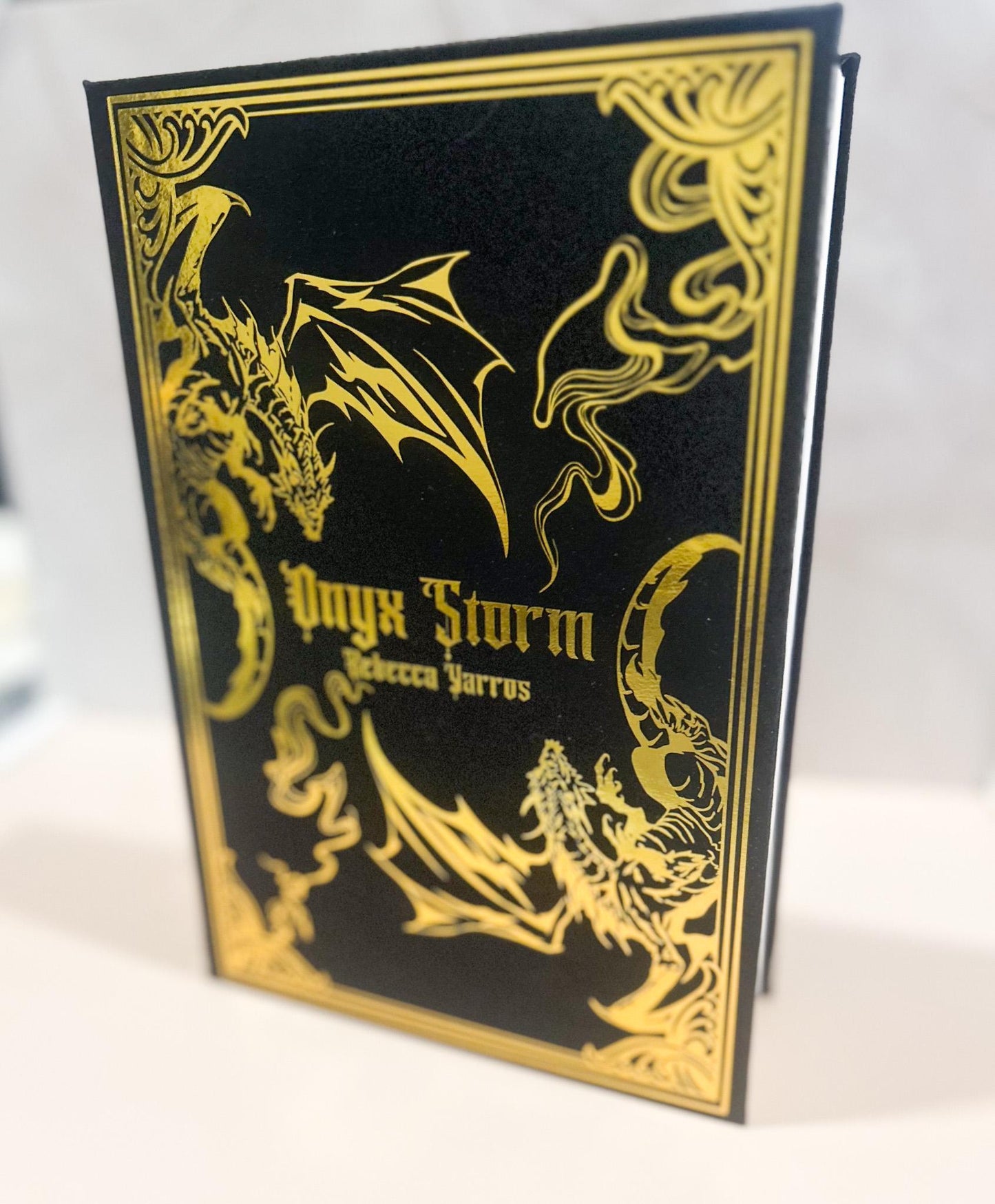 ONYX STORM Rebound Hardcover l Handmade Special Edition Rebind