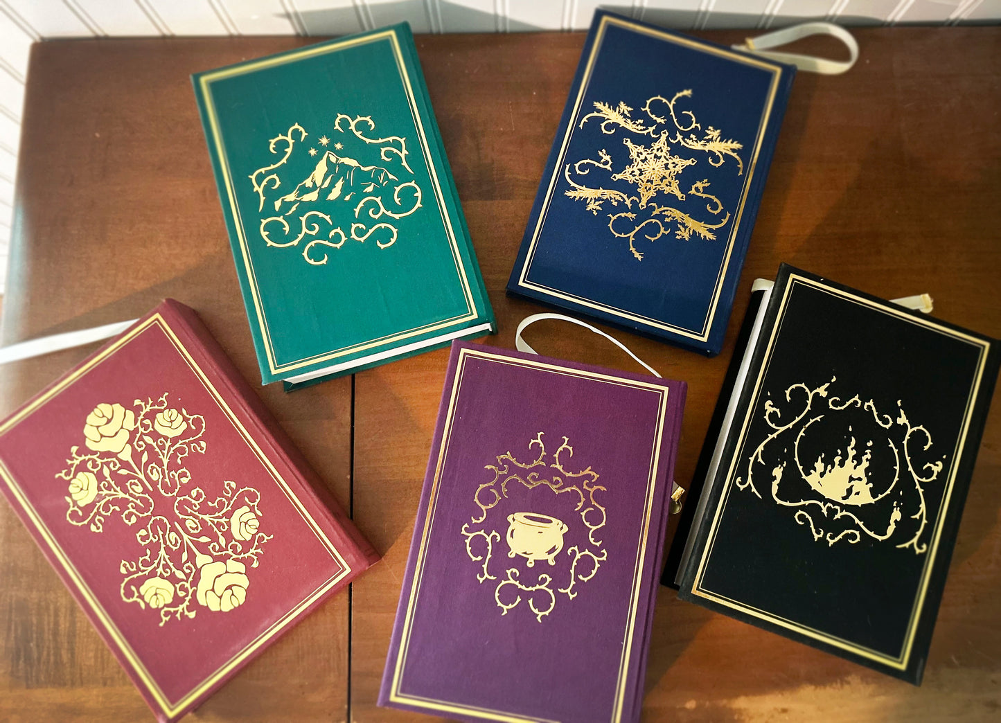ACOTAR FULL SET- Multi colored! Rebound Hardcover l Handmade Special Edition Rebind