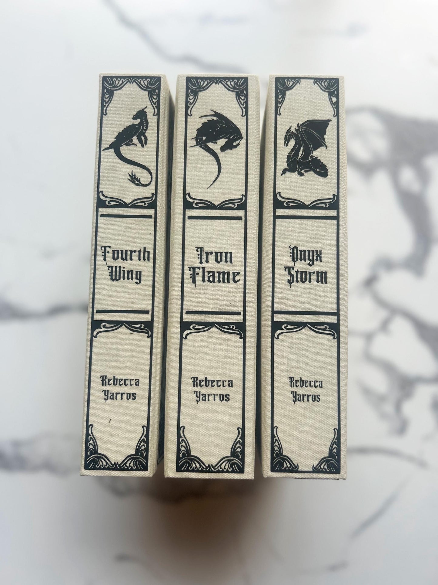 ONYX STORM Rebound Hardcover l Handmade Special Edition Rebind